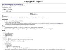 Playing With Polymers Lesson Plan