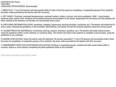 Poetry Lesson Plan
