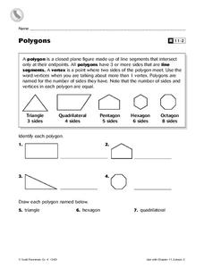 Polygons Worksheet