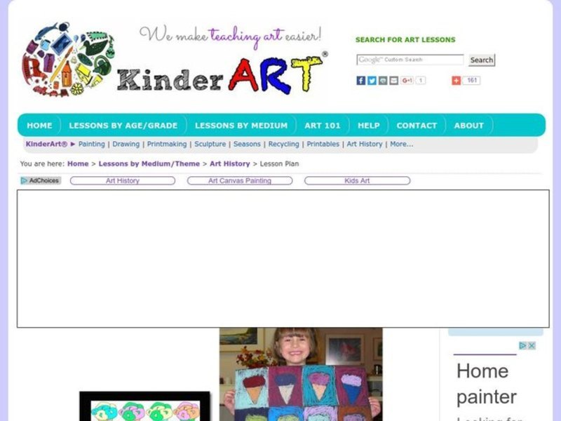 Pop Art Ice Cream Painting Lesson Plan