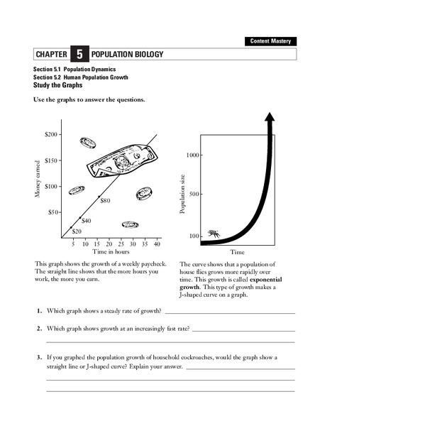 Population Biology Worksheet