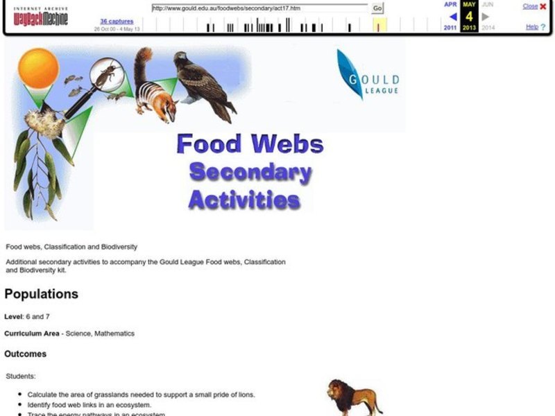 Populations Lesson Plan