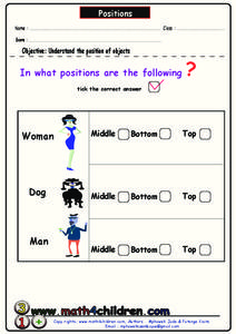 Positions Worksheet