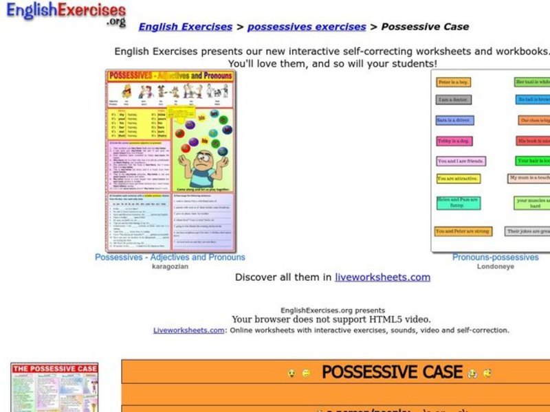 Possessive Case Interactive