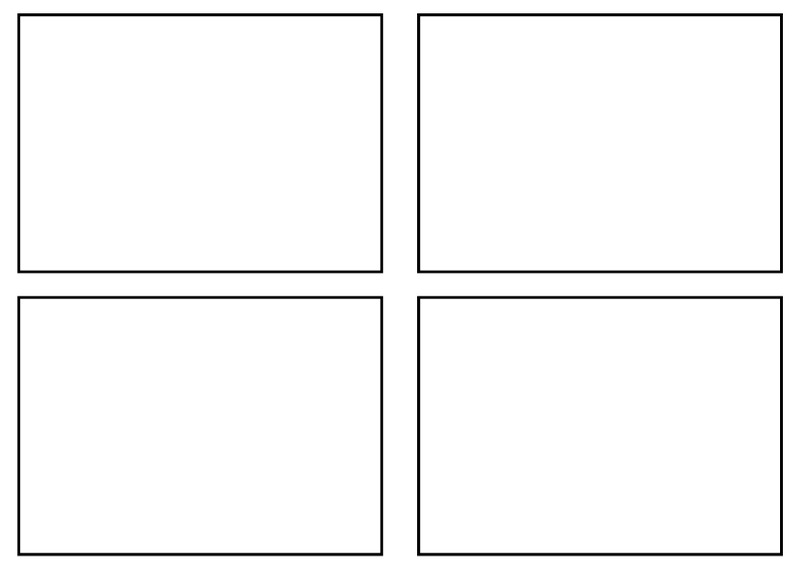 Postcard Template Printables