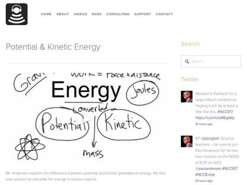 Potential and Kinetic Energy Instructional Video