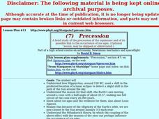 Precession Lesson Plan