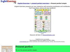 Present Perfect Simple Interactive