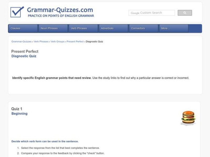 Present Perfect Tense Interactive