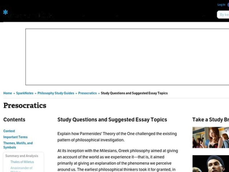 Presocratics Interactive