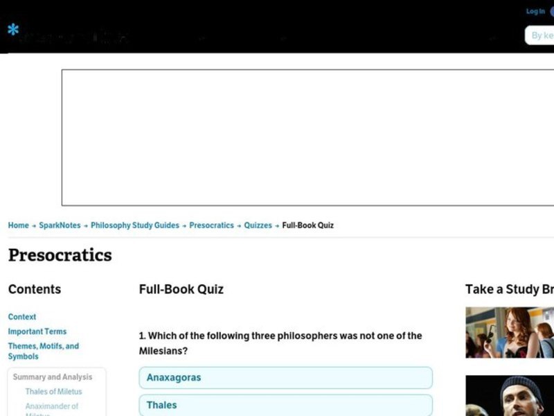 Presocratics   Interactive