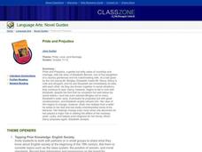 Pride and Prejudice Lesson Plan