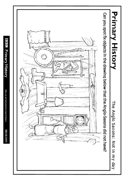 Primary History: The Anglo Saxons Worksheet