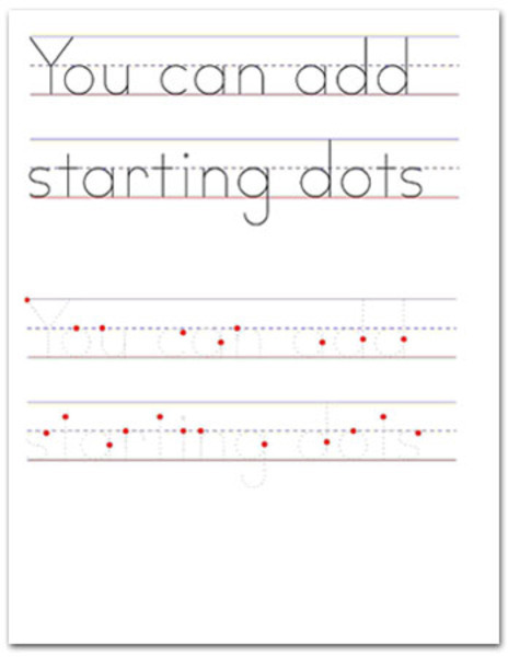 Printing Practice Worksheet