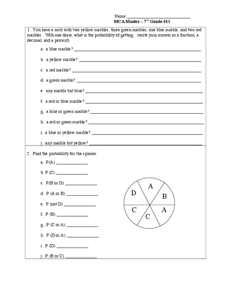 Probability Lesson Plan