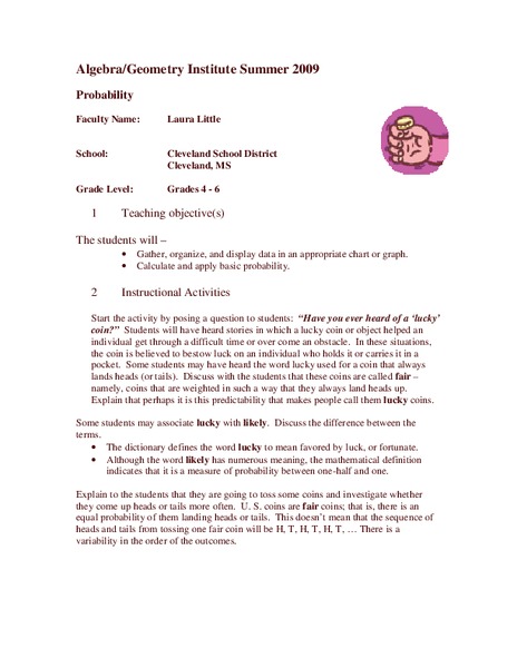 Probability Lesson Plan