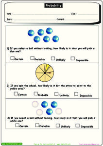 Probability Worksheet