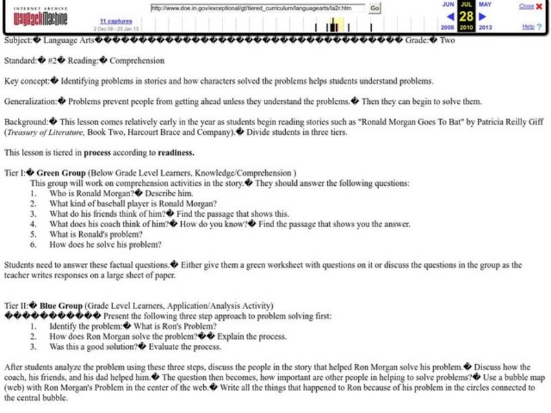 Problem Solving Lesson Plan