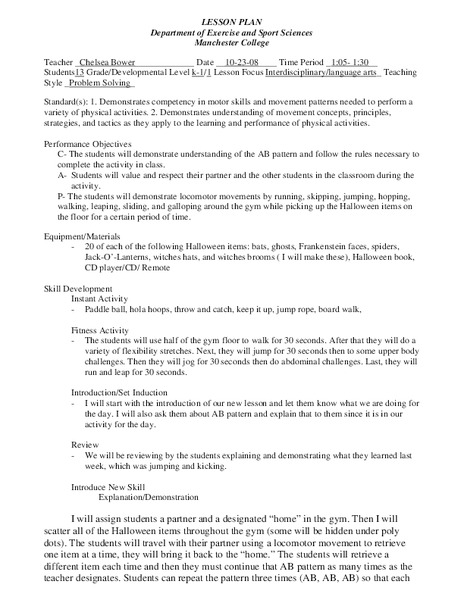 Problem Solving  Lesson Plan