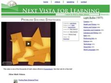 Problem Solving Strategies Instructional Video