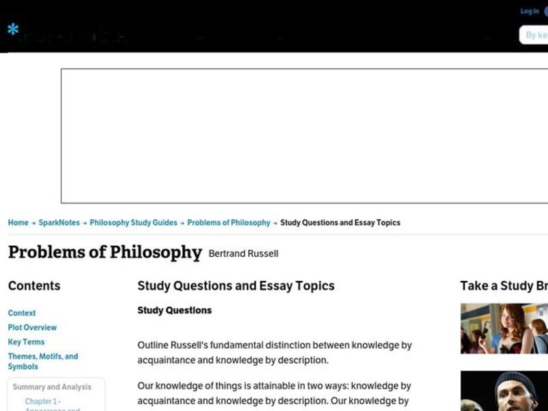 Problems of Philosophy Interactive