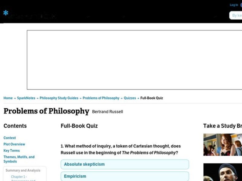 Problems of Philosophy Interactive