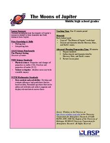 The Moons of Jupiter Lesson Plan
