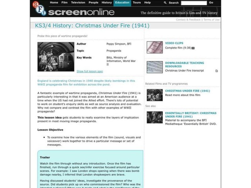 Propaganda Lesson Plan