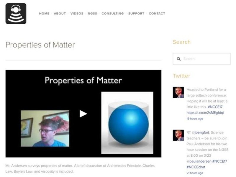 Properties of Matter Instructional Video