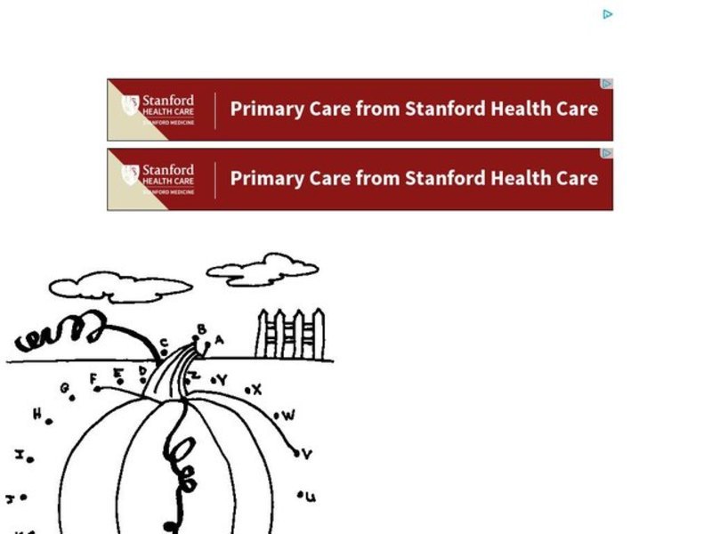 Pumpkin Dot to Dot Worksheet