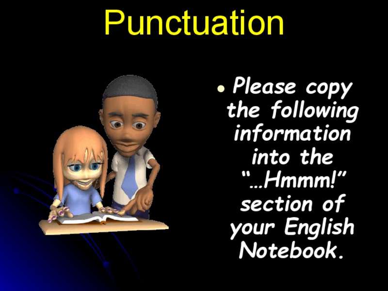 Punctuation PPT