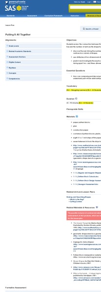 Putting It All Together Lesson Plan