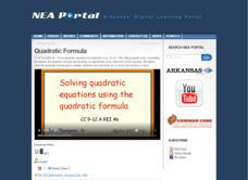 Quadratic Formula Instructional Video