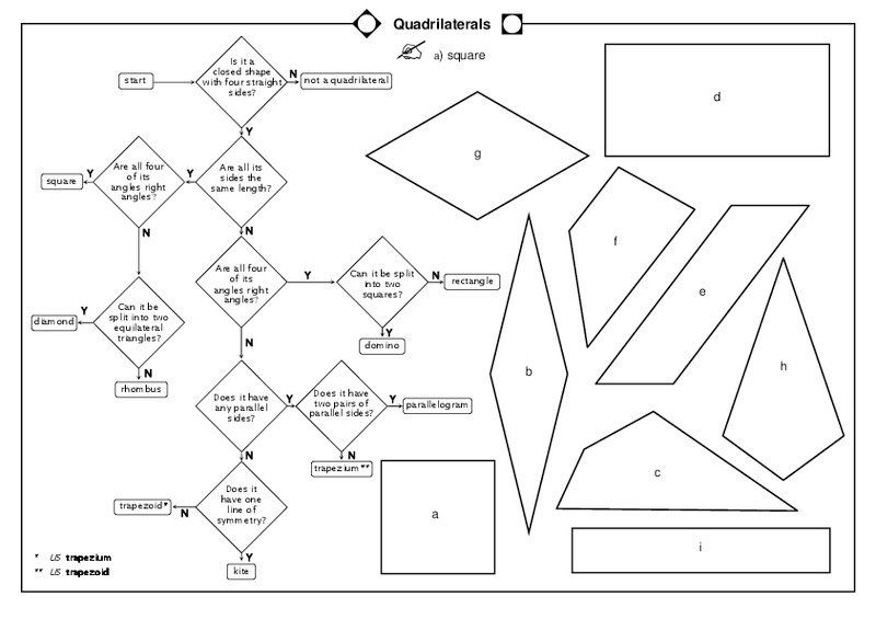 Quadrilaterals Worksheet