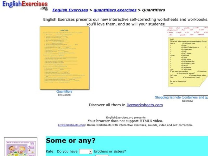 Quantifiers Interactive