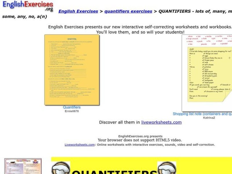 Quantifiers Interactive