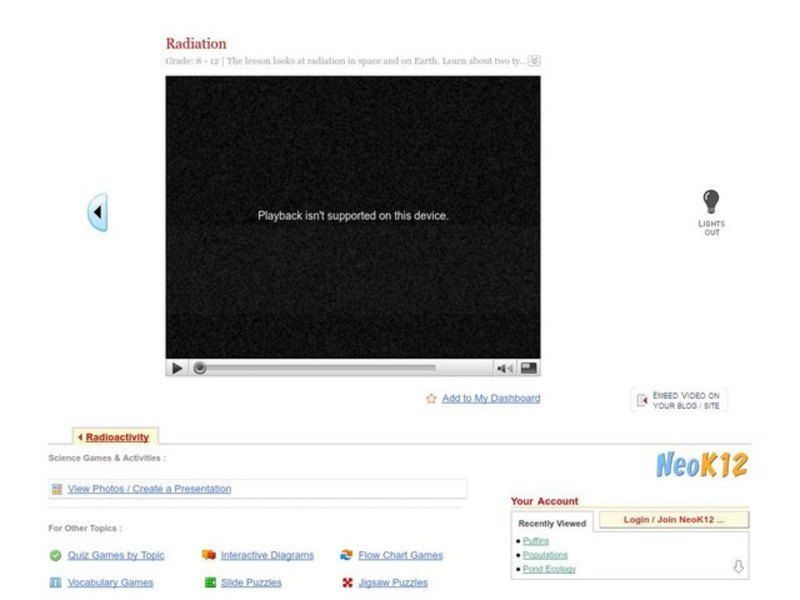 Radiation Instructional Video