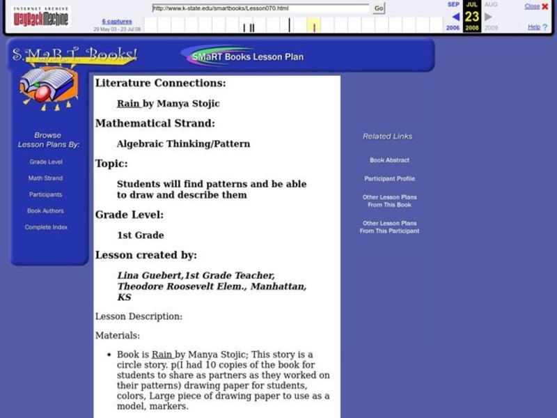 Rain Lesson Plan