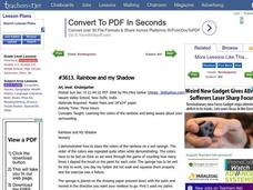 Rainbow and my Shadow Lesson Plan