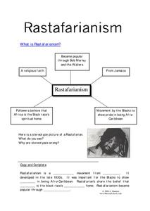 Rastafarianism Worksheet