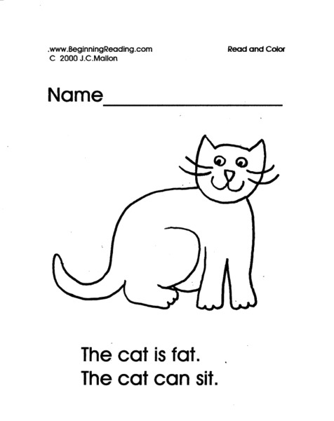 Read and Color Lesson Plan