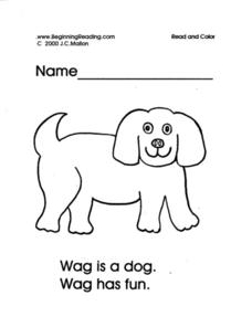 Read and Color Lesson Plan