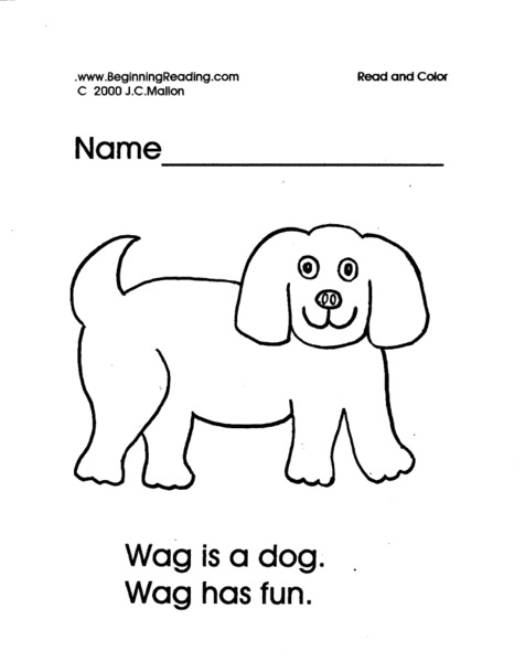 Read and Color Lesson Plan