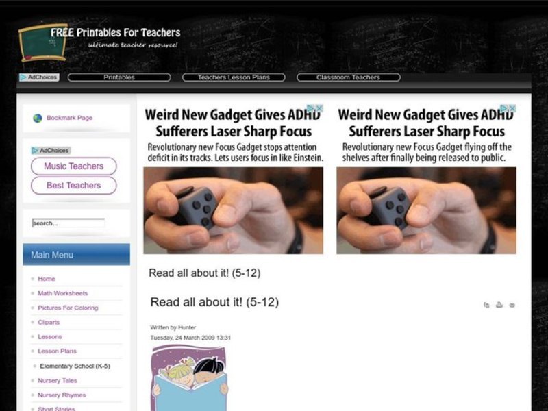 Read All About It! Lesson Plan