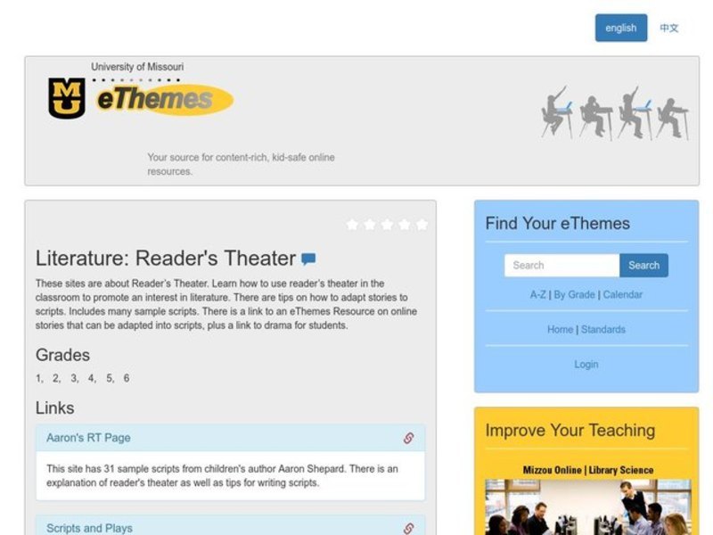 Reader's Theater Lesson Plan