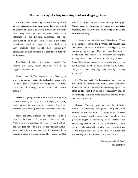 Reading Comprehension Worksheet