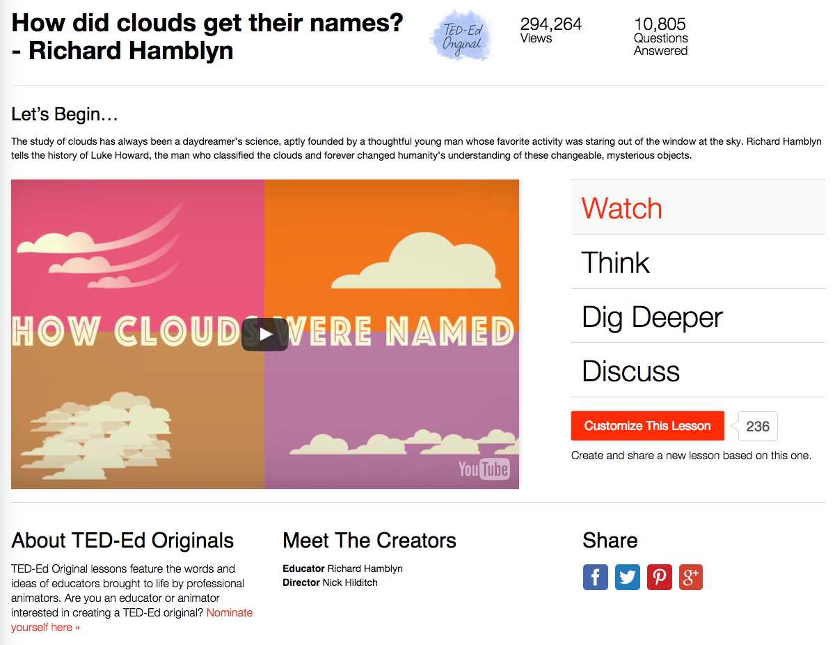 How Did Clouds Get Their Names? Instructional Video