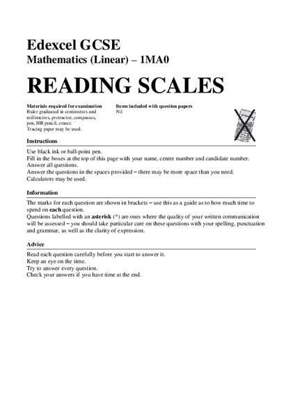 Reading Scales Assessment