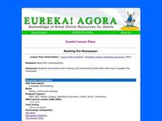 Reading The Newspaper Lesson Plan