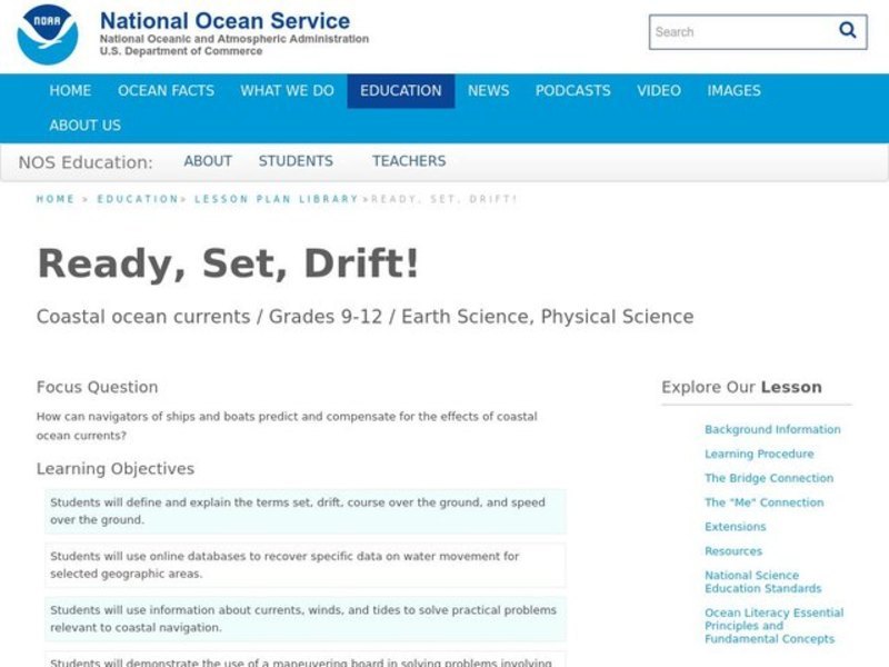Ready, Set, Drift! Lesson Plan